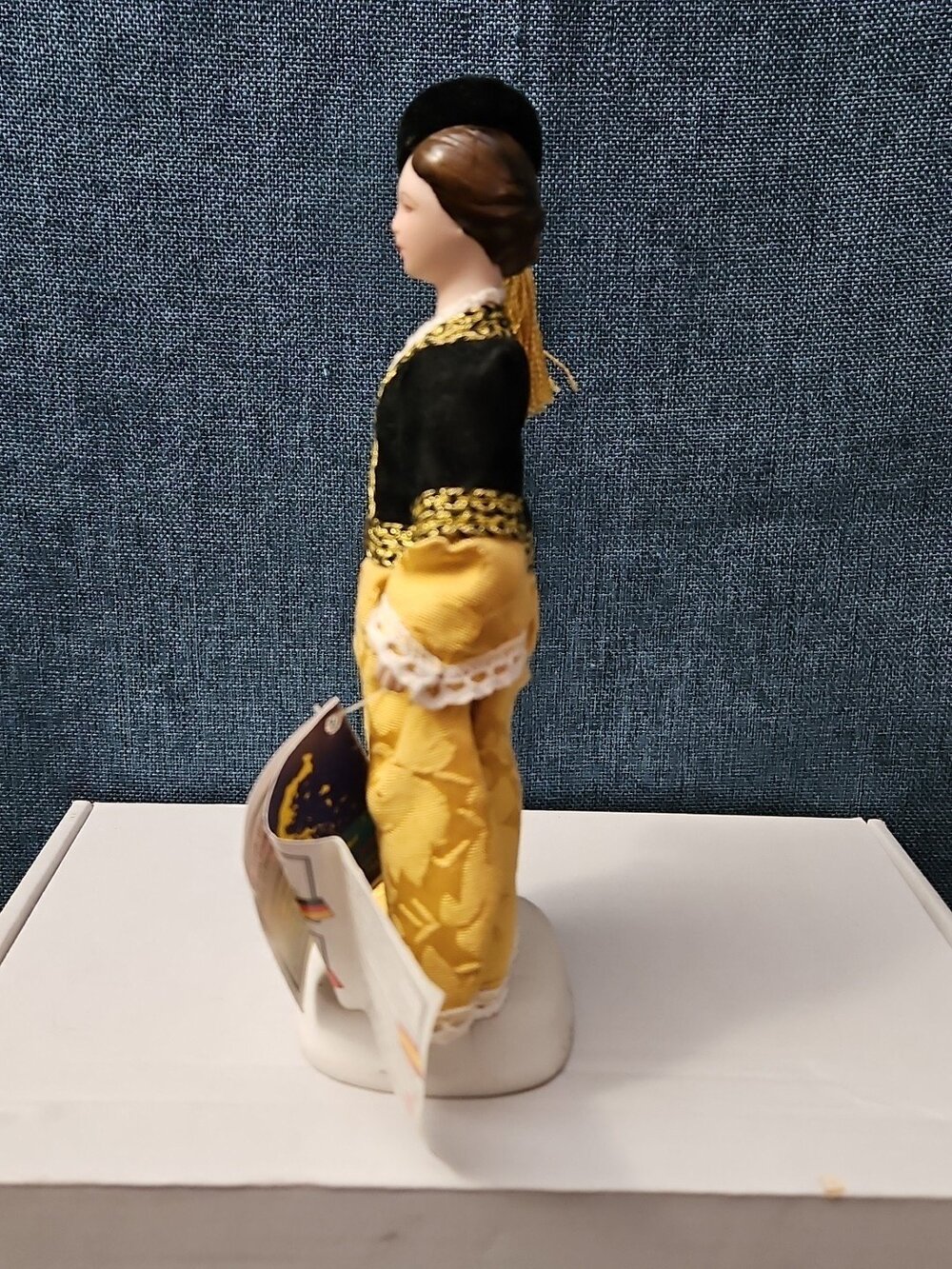 Vintage Evelt Themis Porcelain Doll | Handmade in Greece | Traditional Costume | - Picture 5 of 16